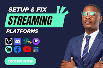 set up and fix obs studio and meld studio for streaming