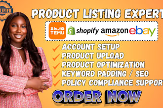 do temu product listing store setup amazon listing shopify product upload ebay