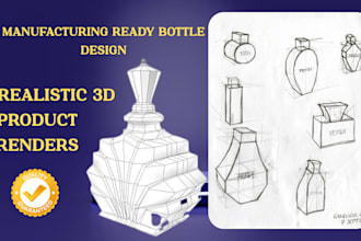 design can bottle packaging 3d mockup 2d 3d bottle cad bottle cad plastic 3d cad