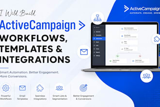 build activecampaign workflows, templates and integrations