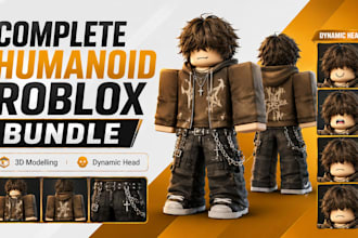create complete humanoid roblox bundle with dynamic head