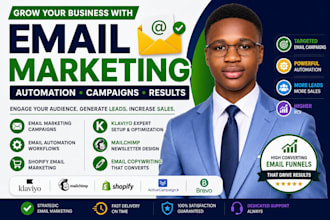mailchimp brevo omnisend klaviyo email mailerlite automation flow expert ghl VA