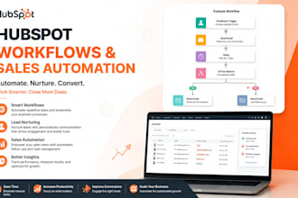 setup hubspot workflow and sales automation