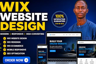 wix website redesign develop wix website wix landing page wix studio design