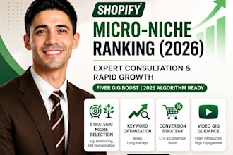 expert shopify consultant for dropshipping niche store