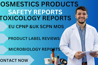 safety data sheet toxicology cosmestics safety reports cpnp scpn
