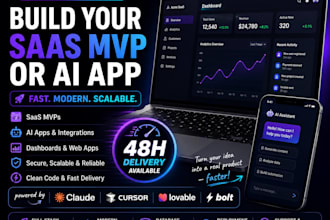 build your saas mvp or ai app with claude, cursor and vibe coding