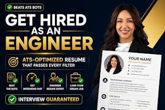 write an ats engineering resume and tech cv for your next career step
