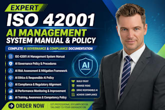 build iso 42001 ai management system manual and policy
