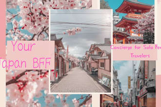 be your japan concierge for solo female travelers