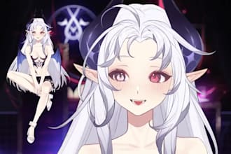 rig and design 2d vtuber model, live2d vtuber model, vtuber rigging live2d mode