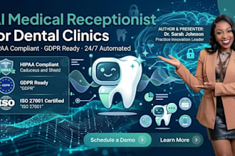 build a hipaa compliant ai medical receptionist for dental clinics