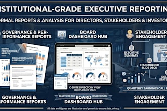 your fractional strategic analysis manager and build executive reports