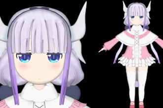 fix rig and convert vrchat model vroid avatar vtuber 3d model vrm for in game