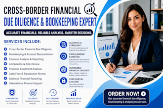 do cross border financial due diligence and bookkeeping
