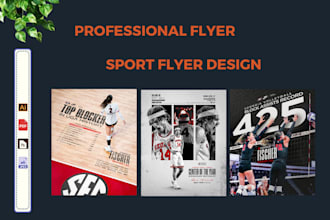 design sport fitness flyer gym yoga flyer club banner, poster brochure design