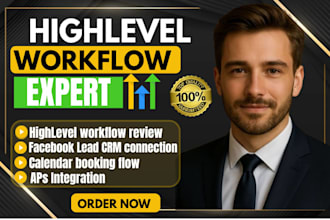 fix highlevel facebook leads crm routing sms nurture booking workflow