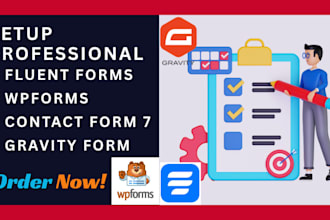 create wordpress fluent forms wpforms contact form 7 gravity form ai automation