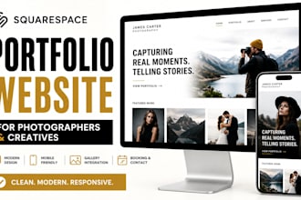 design squarespace portfolio website for photographers pixieset pixpa showit