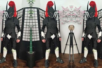 do full wearable cosplay creation anime knight armor video game armor weapon