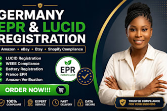 do germany epr, lucid, weee registration for amazon sellers