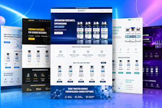 build research peptide fda compliant website with payment processing integration