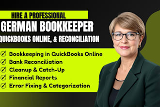 do quickbooks online bookkeeping, bank reconciliation, cleanup, and catch up