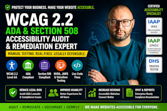 do wcag 2 2 ada and section 508 web accessibility audit remediation and vpat