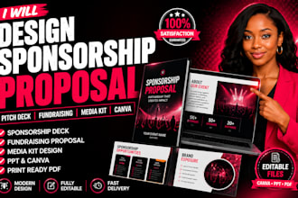 design fundraising or sponsorship proposals and winning sponsorship decks