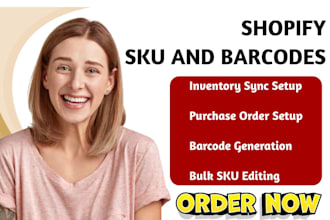 setup shopify sku and barcode yanet 506 easyscan gs1 sgt skugen rf barcodeman