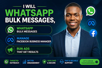send whatsapp bulk sms, bm ads, 10k, 20k sms  and broadcasting system