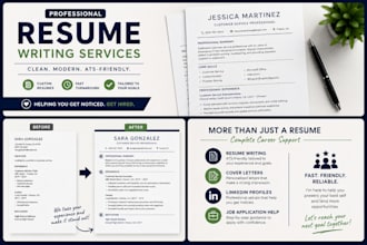 create a professional resume and help with job applications
