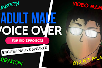 voice as an adult male in an indie project