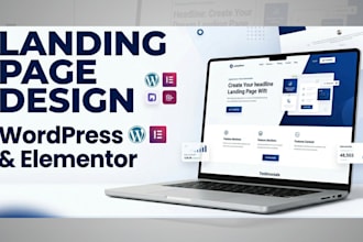 do landing page website, wordpress elementor landing page optin and squeeze page