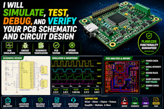 simulate, test, debug, and verify your pcb schematic and circuit design