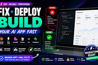 fix build or deploy ai vibe coding saas mvp lovable bolt claude code supabase v0