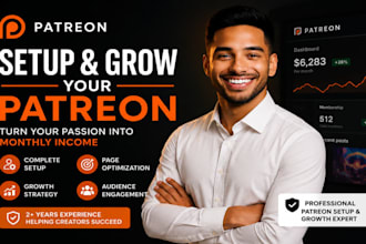 setup a professional patreon page successfully
