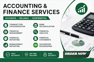 do bookkeeping, accounting and financial reporting services