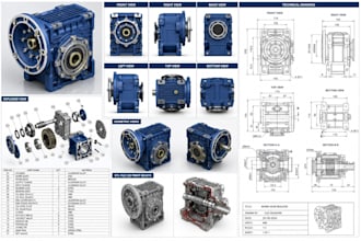 do 3d cad models, mechanical designs, stl files and technical drawings