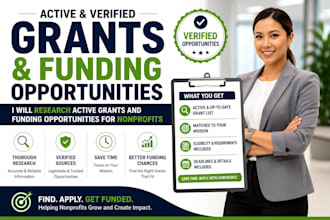 research active grants and funding opportunities for nonprofits