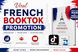 viral french booktok promotion amazon kdp book tiktok shop video tiktok booktok