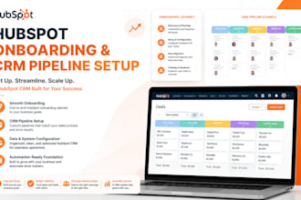setup hubspot onboarding and crm pipeline