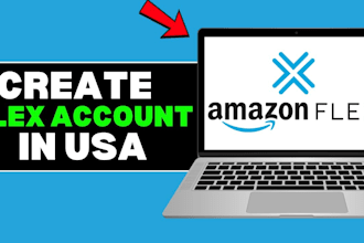 create an amazon flex account for any country