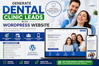 generate dental clinic leads with a wordpress website