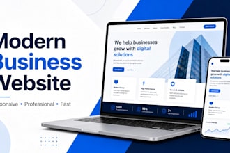 build a modern business website