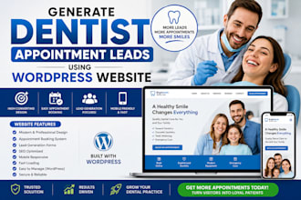 generate dentist appointment leads using wordpress website