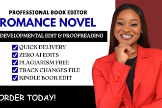developmental edit, proofread romance novel, copyedit fiction story, ya, fantasy
