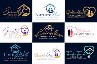 design home care logo home care website home care flyer home care