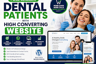 generate dental patients with high converting website