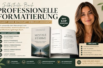 selbsthilfe buchformatierung, selbsthilfe kindle formatierung, layoutgestaltung